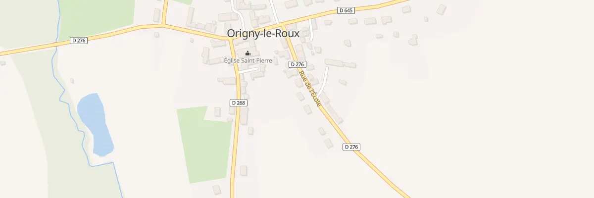 Plan du 10 Rue de l’Ecole à Origny-le-Roux
