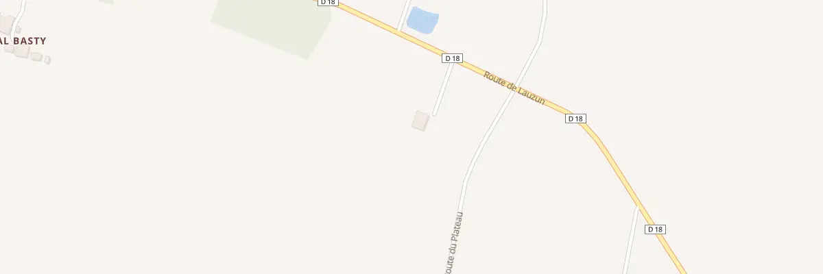 Plan du 24 Rte de Lauzun à Eymet