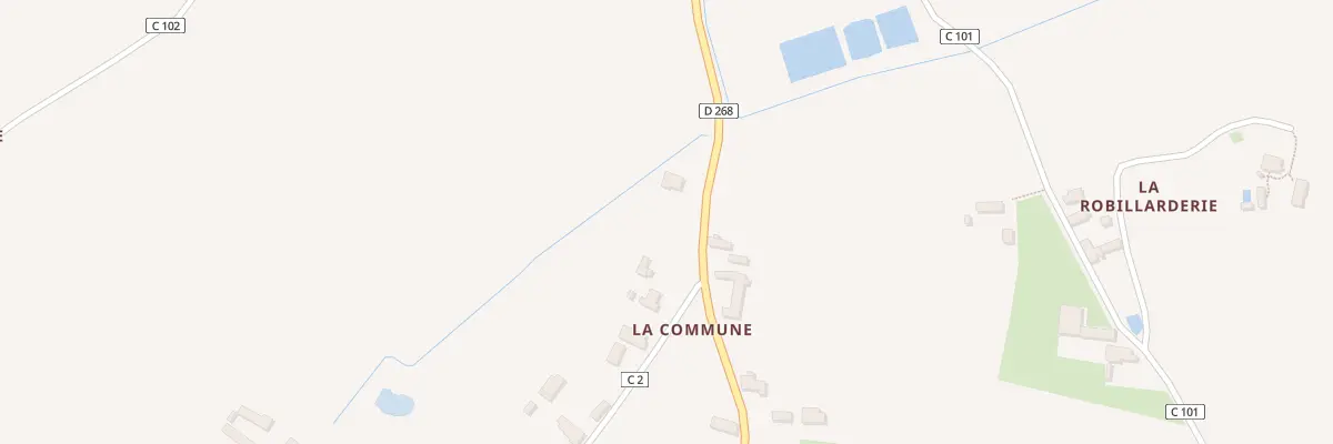 Plan du 1 Ham de la Commune à Saint-Pierre-des-Ormes