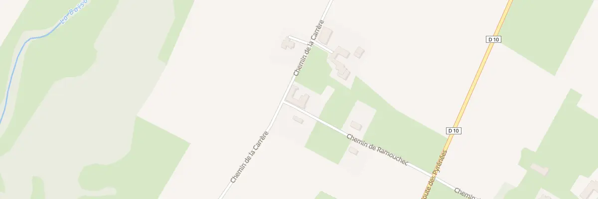 Plan du 5027 Lalanne à Tournous-Devant