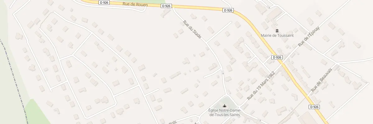 Plan du 3B Rue du Stade à Toussaint