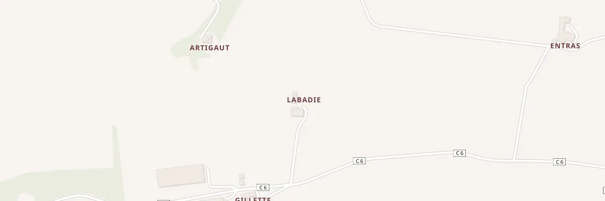 Plan du 544 Che Percillon à Ayguetinte