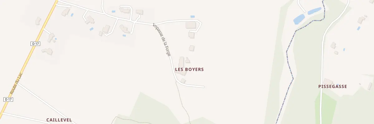 Plan du 195 Les Boyers à Pomport