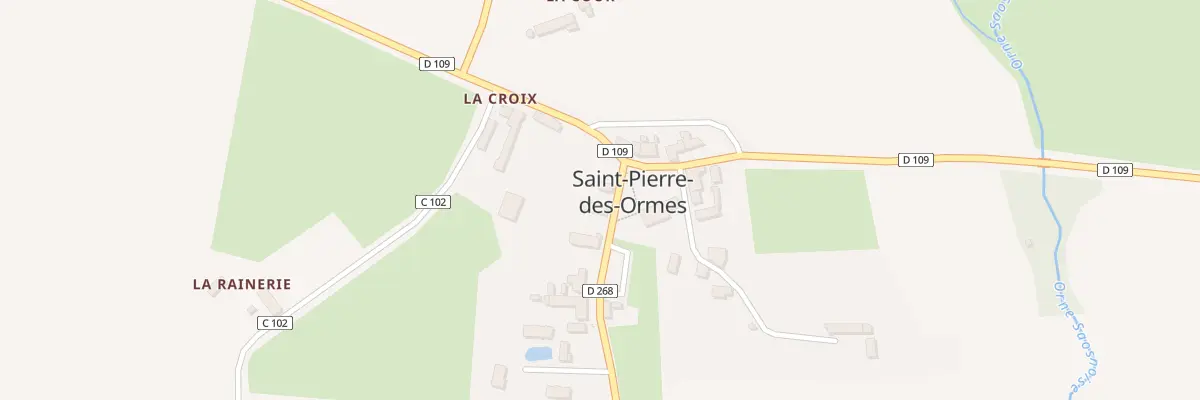 Plan du 1 Rue du Chenevis à Saint-Pierre-des-Ormes