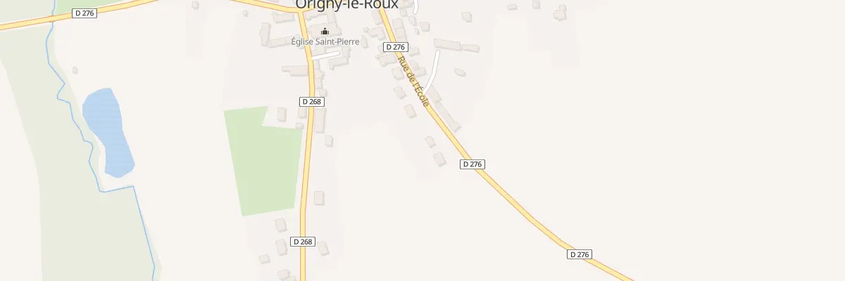 Plan du 14 Rue de l’Ecole à Origny-le-Roux