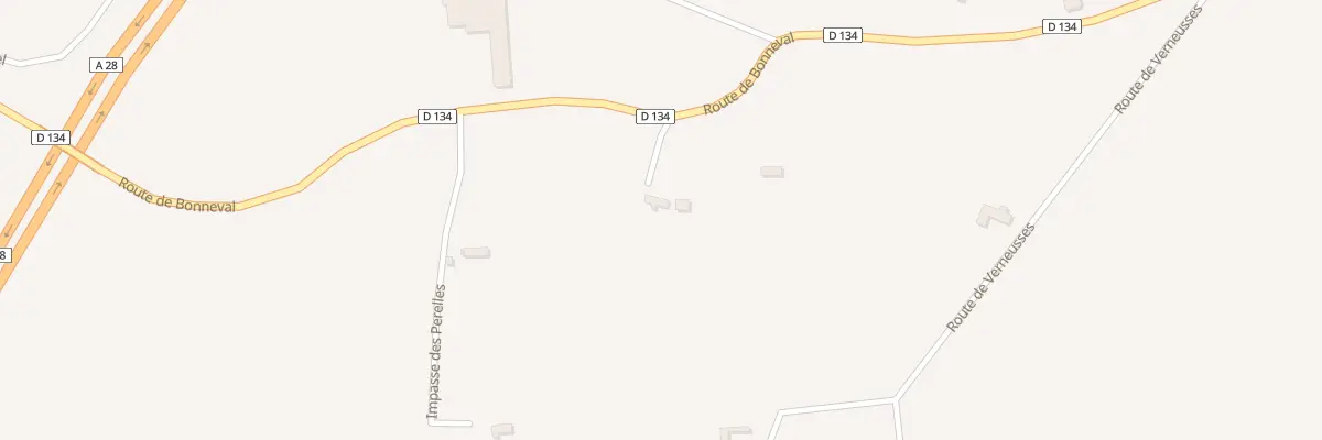 Plan du 435 Rte de Bonneval à La Goulafrière