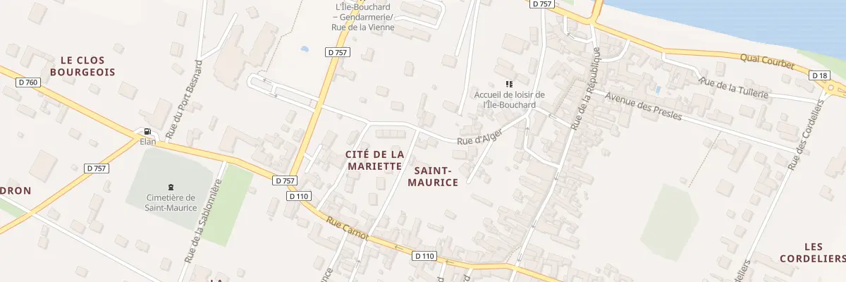 Plan du 361 Rue Balzac à L’Île-Bouchard