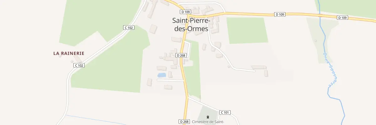 Plan du 2 Rue du Chenevis à Saint-Pierre-des-Ormes