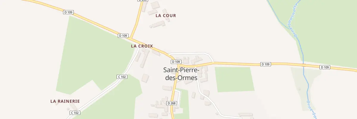 Plan du 2 Rue du Chanvre à Saint-Pierre-des-Ormes