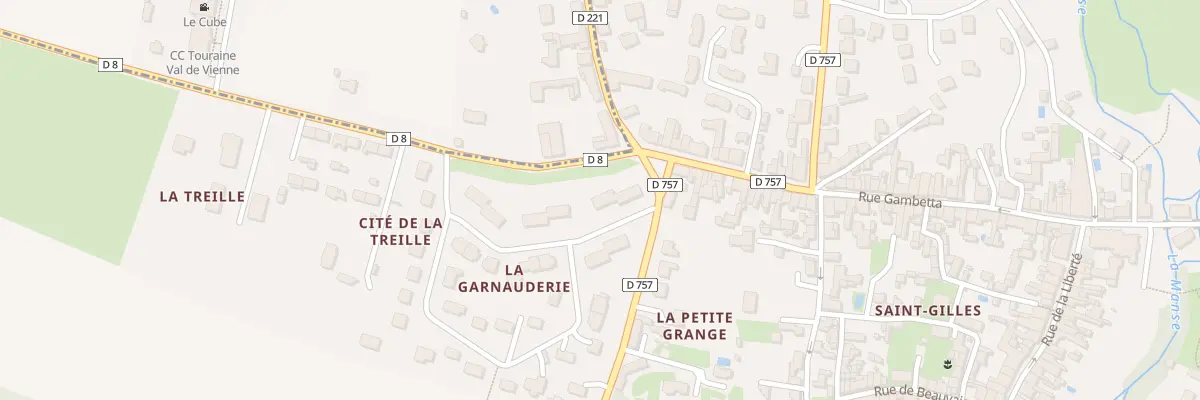Plan du 24 Rue des Mesanges à L’Île-Bouchard