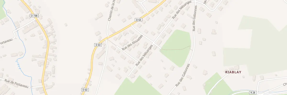 Plan du 22 Rue des Mesanges à Montval-sur-Loir