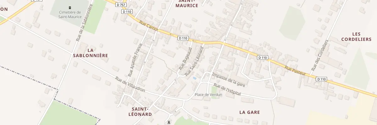 Plan du 9072 Rue St Leonard à L’Île-Bouchard