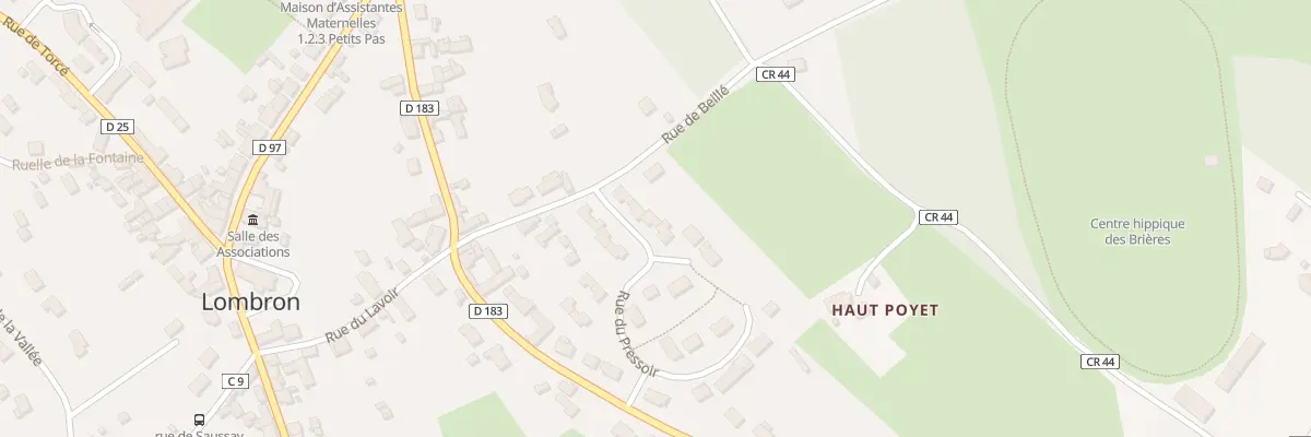Plan du 5 Rue du Pressoir à Lombron