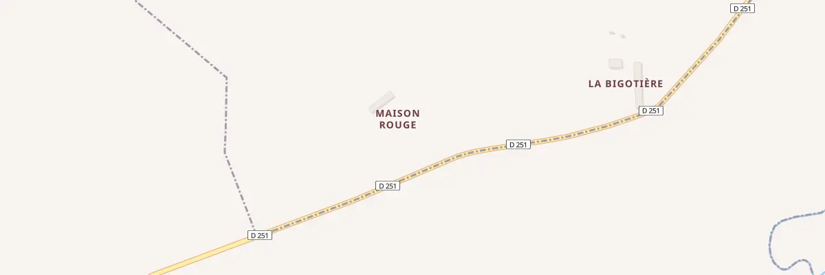 Plan du 44 La Maison Rouge à Bures