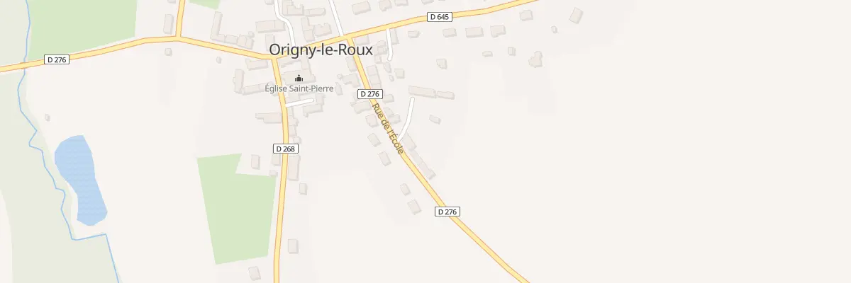 Plan du 13 Rue de l’Ecole à Origny-le-Roux