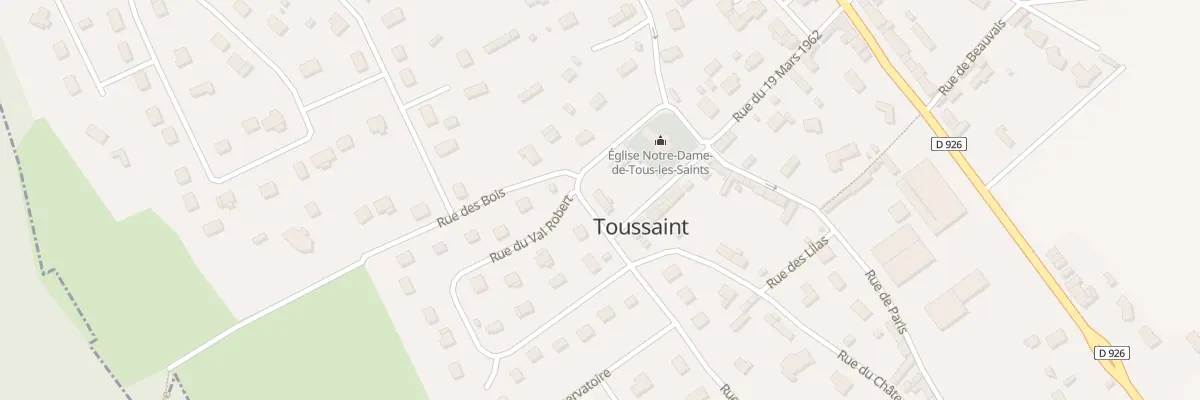 Plan du 17 Rue de l’Eglise à Toussaint