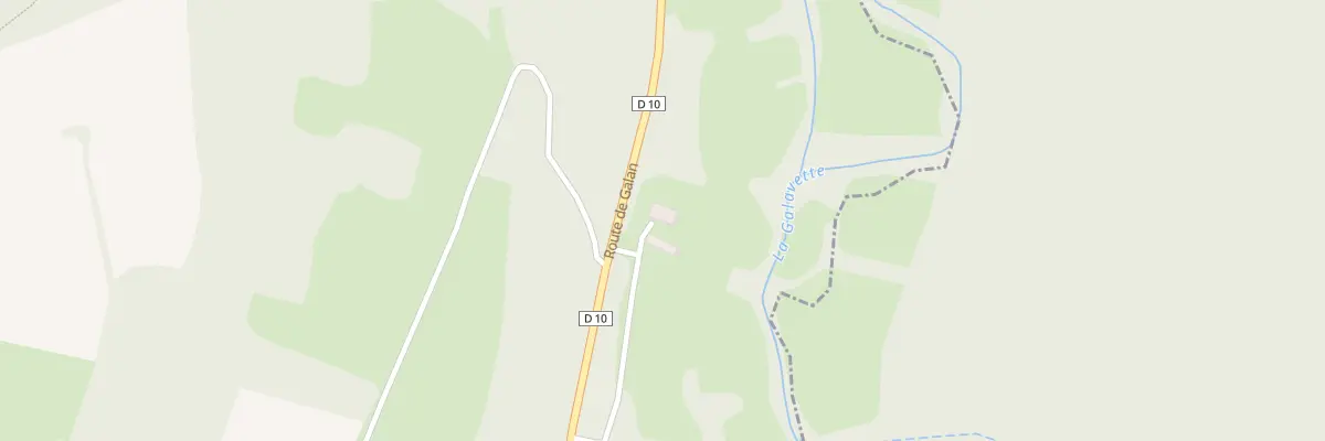 Plan du 28 Rte de Galan à Clarens