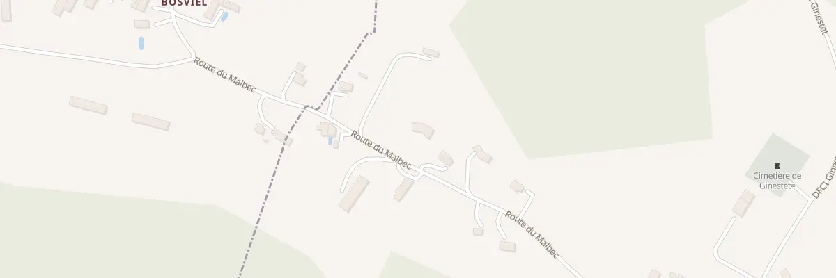 Plan du 634 Rte du Malbec à Ginestet