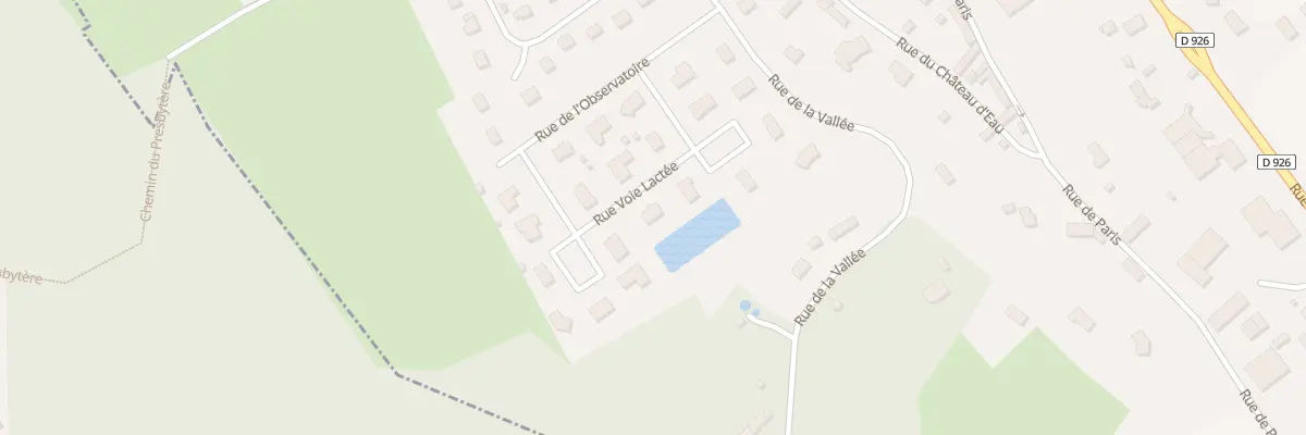 Plan du 1 Rue de la Voie Lactee à Toussaint