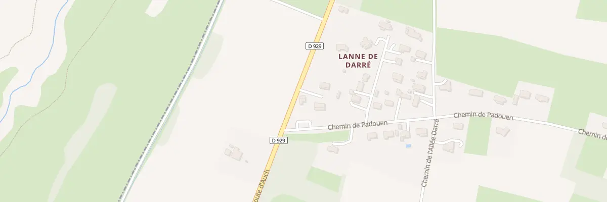 Plan du 5020 Lanne de Darre à Uglas