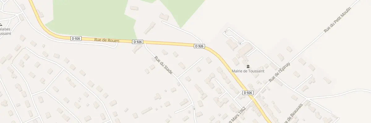Plan du 8 Rue du Stade à Toussaint