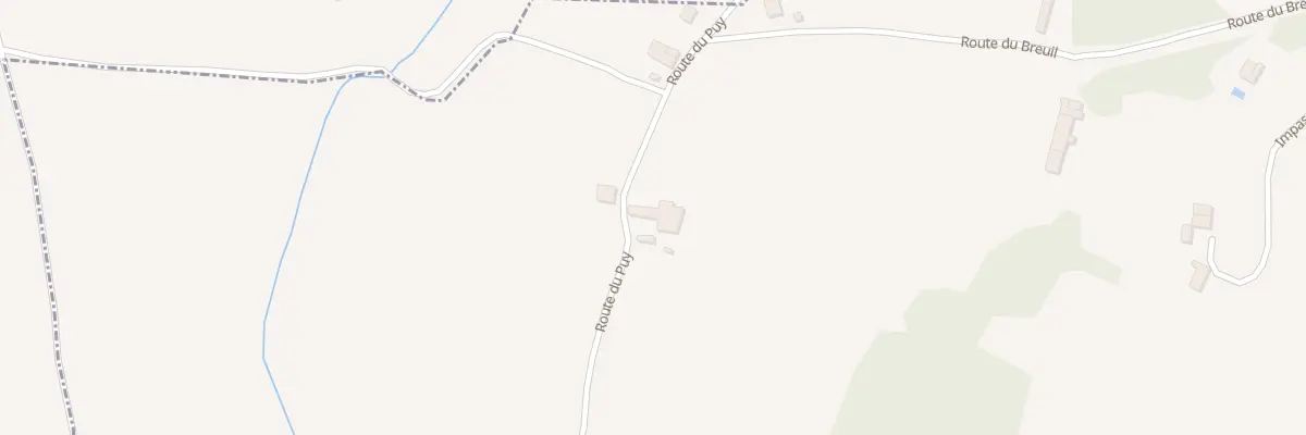 Plan du 6 Rte du Puy à Saint-Méard-de-Drône