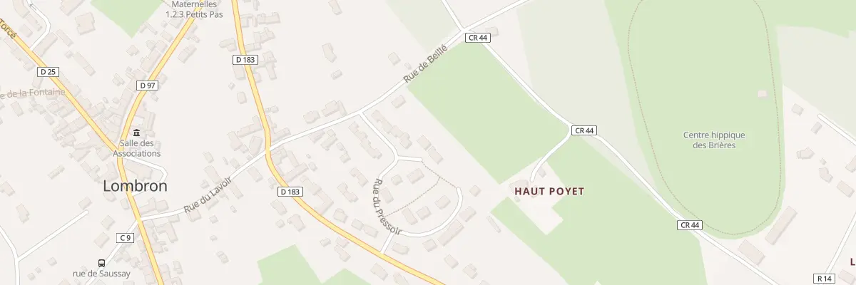 Plan du 9 Rue du Pressoir à Lombron