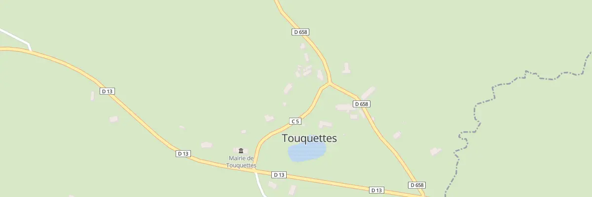 Plan du 21 Le Bourg à Touquettes