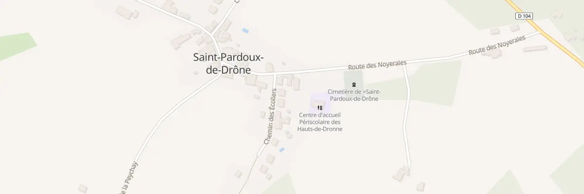Plan du 3 Che des Ecoliers à Saint-Pardoux-de-Drône