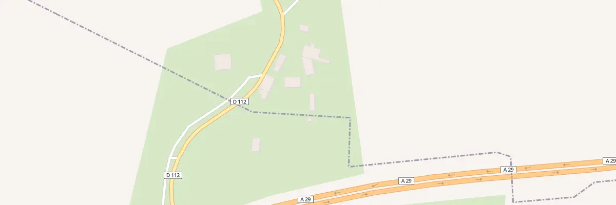 Plan du 2025 Rte de St Jean de la Neuville à Beuzeville-la-Grenier