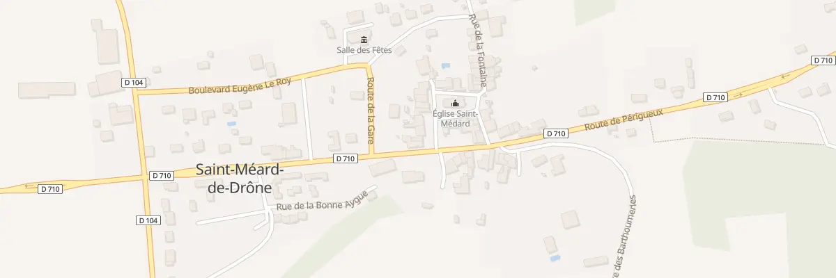 Plan du 9 Le Bourg à Saint-Méard-de-Drône