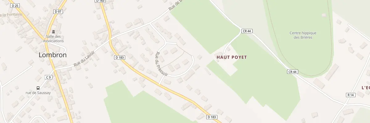 Plan du 23 Rue du Pressoir à Lombron
