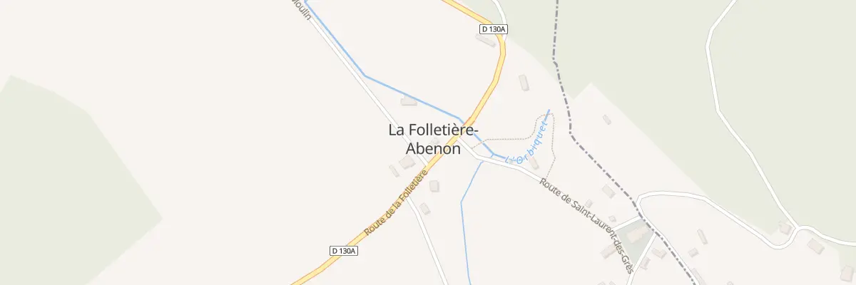 Plan du 5002 Le Bourg à La Folletière-Abenon