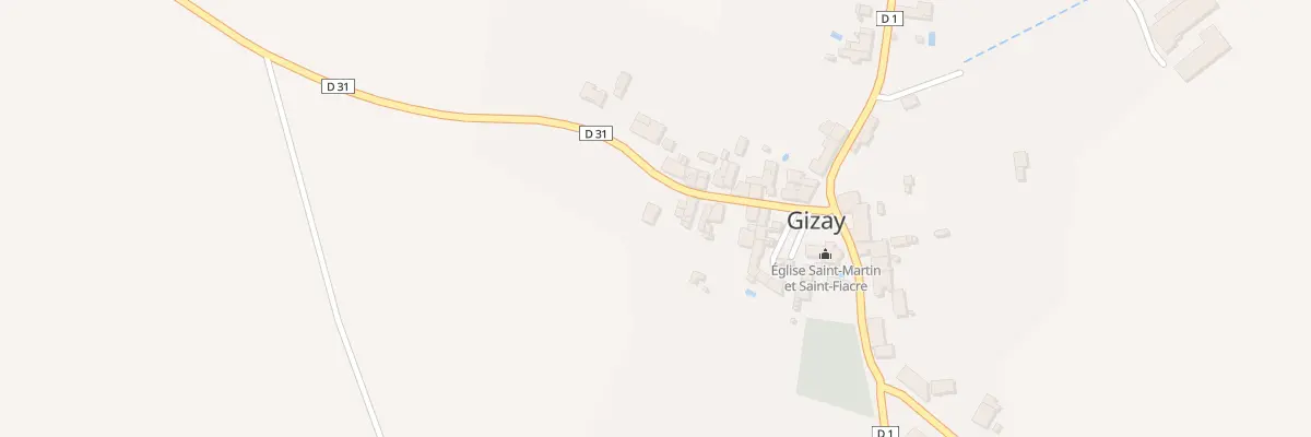 Plan du 13 Rte de la Villedieu à Gizay
