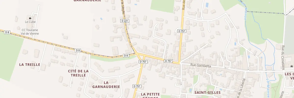Plan du 80 Rue Gambetta à L’Île-Bouchard