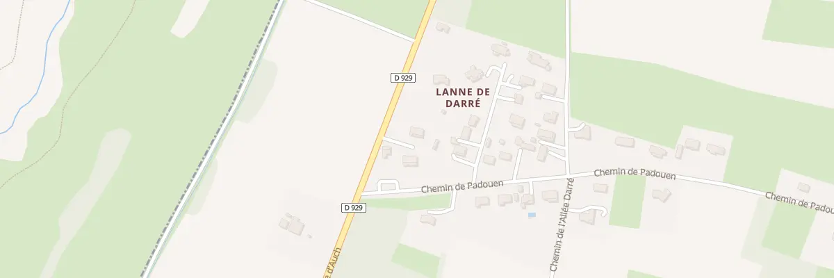 Plan du 4 Rte d’Auch à Uglas