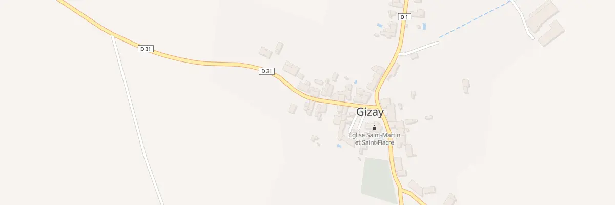 Plan du 9 Rte de la Villedieu à Gizay