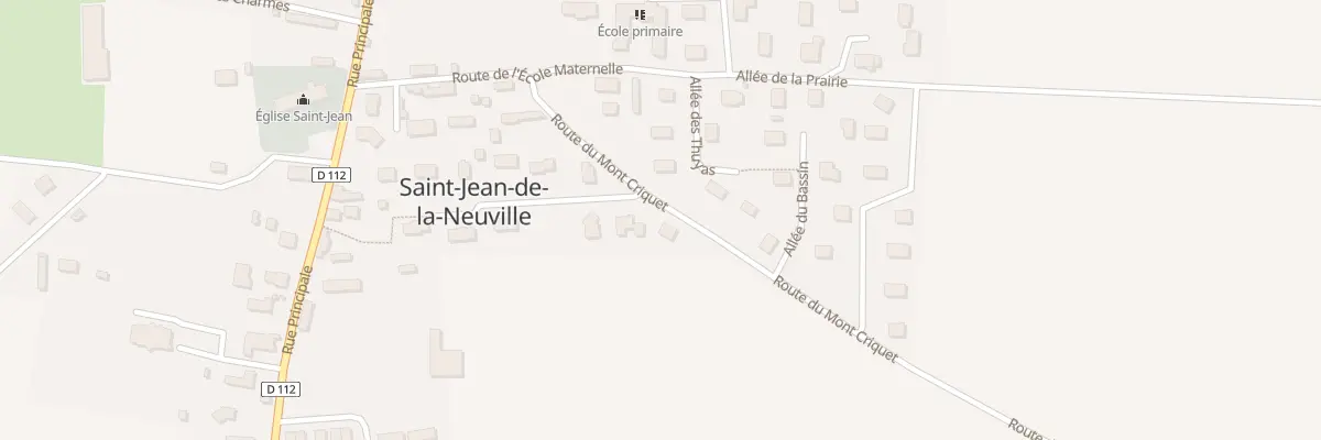 Plan du 7 Rte du Mont Criquet à Saint-Jean-de-la-Neuville