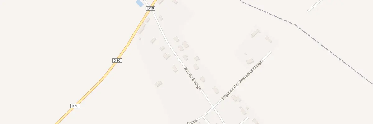 Plan du 1060 Rue du Bocage à Grainville-Ymauville