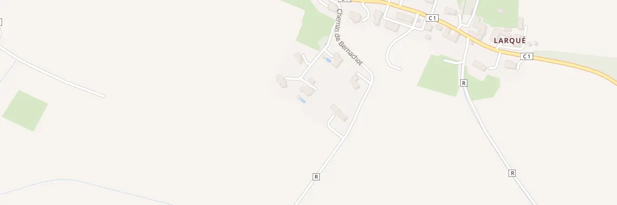 Plan de Lassalle à Fieux