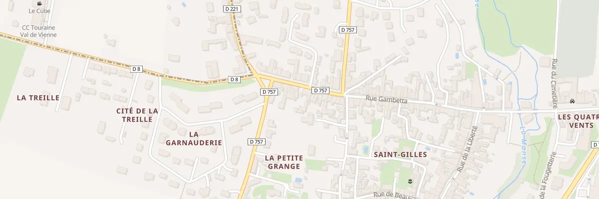 Plan du 57 Rue Gambetta à L’Île-Bouchard