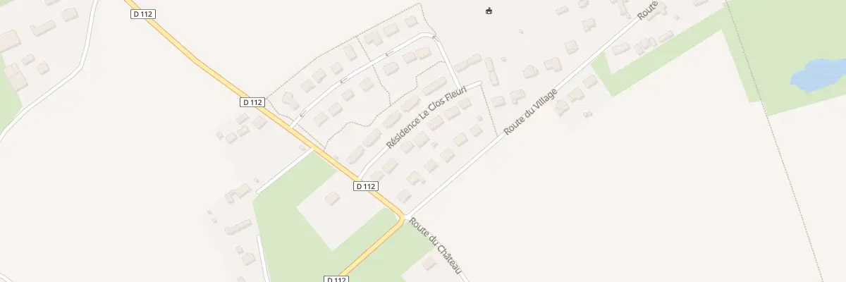 Plan du 74 Rte de St Jean de la Neuville à Beuzeville-la-Grenier