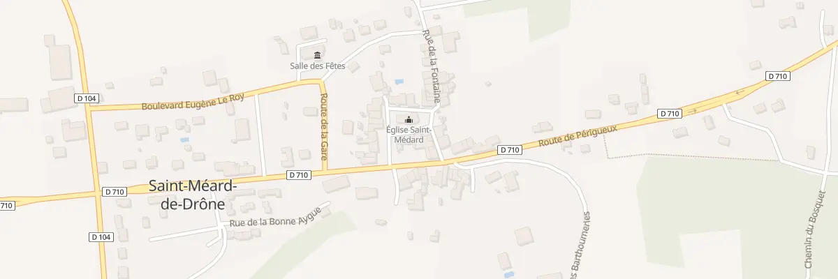 Plan du 19 Pl de l’Eglise à Saint-Méard-de-Drône