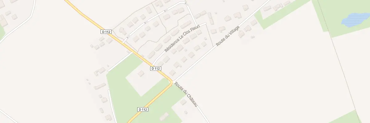 Plan du 538 Rte du Village à Beuzeville-la-Grenier