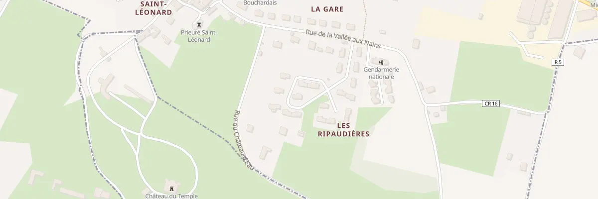 Plan du 16 Rue des Ripaudières à L’Île-Bouchard