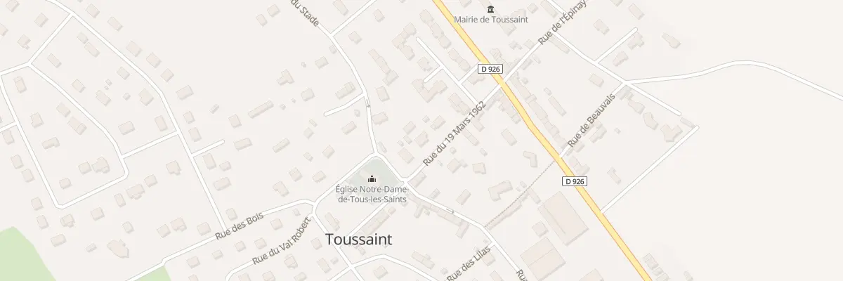 Plan du 6 Rue de l’Eglise à Toussaint