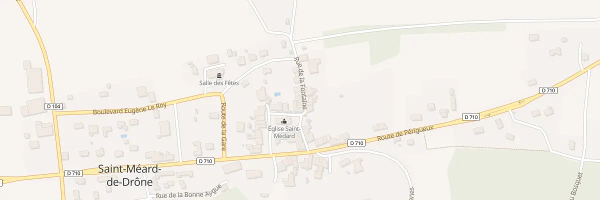 Plan du 9 Rue de la Fontaine à Saint-Méard-de-Drône