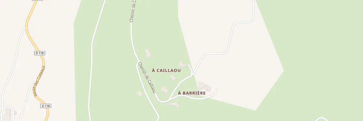 Plan du 5000 A Caillaou à Bazens