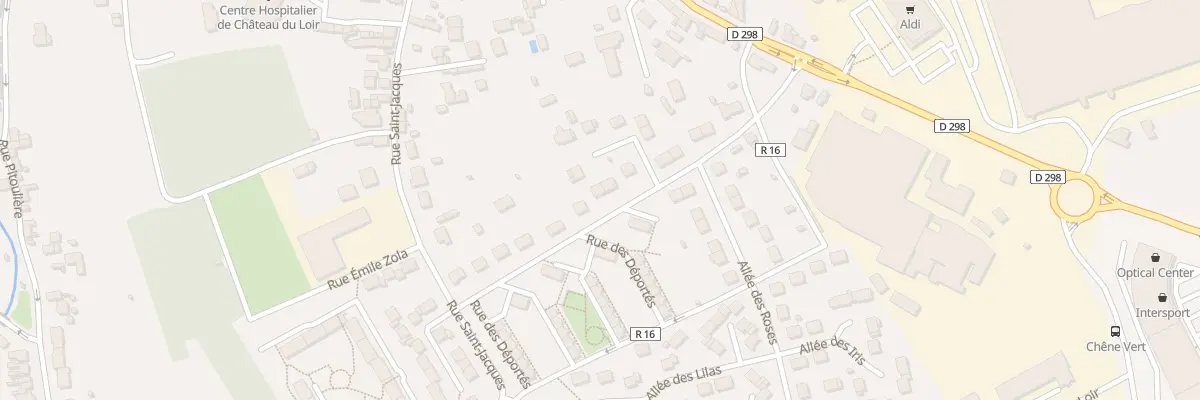 Plan du 16 Rue des Deportes à Montval-sur-Loir