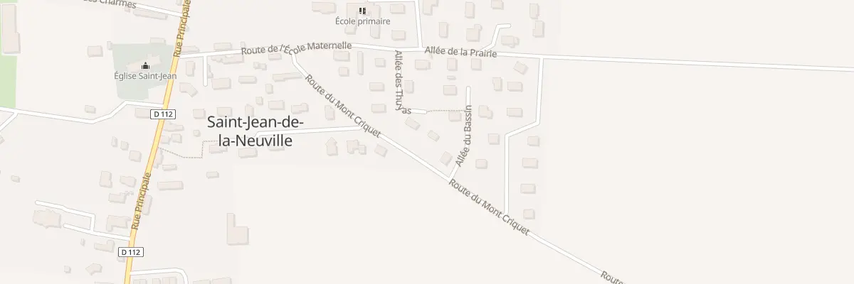 Plan du 5 All des Thuyas à Saint-Jean-de-la-Neuville